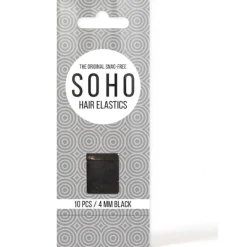 SOHO Merkit|Etusivu-Snag-Free Hiuslenkit, Musta - 10 kpl