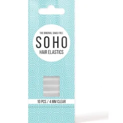 SOHO Merkit|Etusivu-Snag-Free Hiuslenkit, Clear - 10 kpl