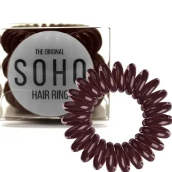SOHO Merkit|Etusivu-Spiraali Hiuslenkki Suklaanruskea - 3 kpl