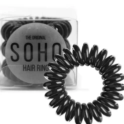 SOHO Merkit|Etusivu-​Spiraali Hiuslenkki, Musta - 3 kpl