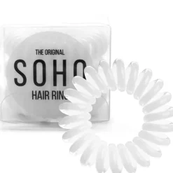 SOHO Merkit|Etusivu-Spiraali Hiuslenkki, Valkoinen - 3 kpl