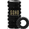 SOHO Merkit|Etusivu-Spiral hiusten kuormitus, musta - 8 kpl.