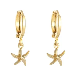 FashionGirl24 Merkit|Etusivu-Soho Starfish -korvakorut - kulta