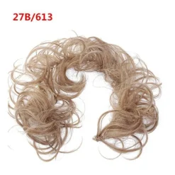 FashionGirl24 Etusivu|Hair Ties -hiuslenkit-Sotkuinen kihara hiukset Knold # 27B / 613 - Ashblond