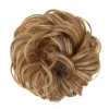 FashionGirl Etusivu|Hiusvalkit Ja Donitsit-Sotkuinen pulla hiustenlasku rypistyneillä keinotekoisilla hiuksilla - 24/613 Honey Blond Mix