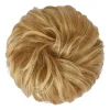 FashionGirl Etusivu|Hiusvalkit Ja Donitsit-Sotkuinen pulla hiustenlasku rypistyneillä keinotekoisilla hiuksilla - 27H613 Strawberry Blonde ja Bleach Blonde