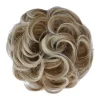 FashionGirl Etusivu|Hiusvalkit Ja Donitsit-Sotkuinen pulla hiustenlasku rypistyneillä keinotekoisilla hiuksilla - 6AT88 Strawberry Blonde & Platinum Blonde