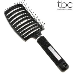 TBC Merkit|Etusivu-Detangling Hair Brush - Vented Flex Curve (musta)