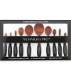 Technique PRO Merkit|Etusivu-Meikkiharjasetti (Oval brushes) - 10 osaa