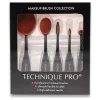Technique PRO Merkit|Etusivu-Meikkiharjasetti (Oval Brushes) - 5 osaa