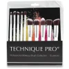 Technique PRO Merkit|Etusivu-Meikkisivellinsetti, Hopea   - 10 kpl