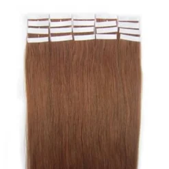 Hair Extensions Etusivu|Teippipidennykset-Teippipidennykset 50cm, punaruskea 30#