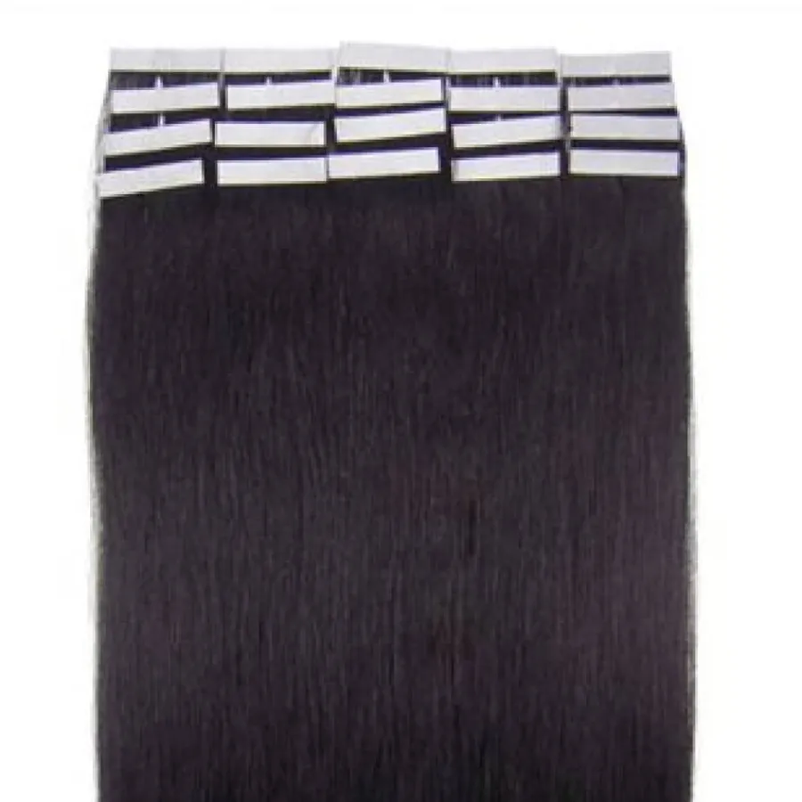 Hair Extensions Etusivu|Teippipidennykset-Teippipidennykset 50cm, syvämusta 1B#