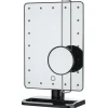 UNIQ Etusivu|Sale-Hollywood Meikkauspeili, Musta - 21 LED + x10 Suurentava Peili