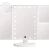 UNIQ Etusivu|Sale-Hollywood-meikkipeili Trifold-peili LED-valoilla, Valkoinen
