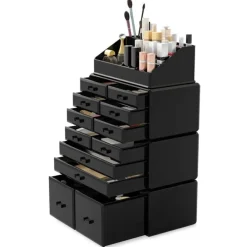 UNIQ Etusivu|Sale- XXL Organizer, 12 laatikkoa ja 16 lokeroa - Musta